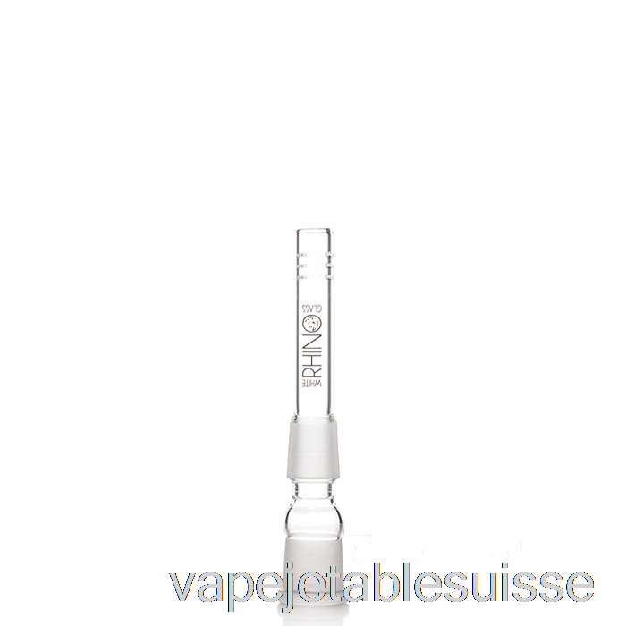 Vape Suisse Rhinocéros Blanc 19/19 Tige En Verre 3,5 Pouces